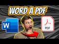 Cómo Convertir Documentos de Word a PDF de Forma Rápida y Fácil
