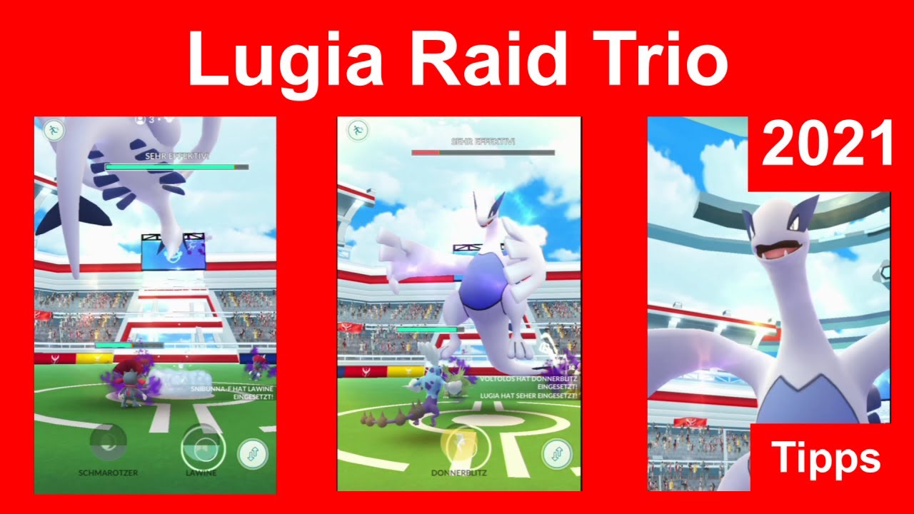 Lugia Raid Trio gewinnen. Wie man Lugia zu dritt im Level 5 Raid besiegt -  Pokemon GO Deutsch 292