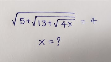 Nice square root math simplification||find the value of x