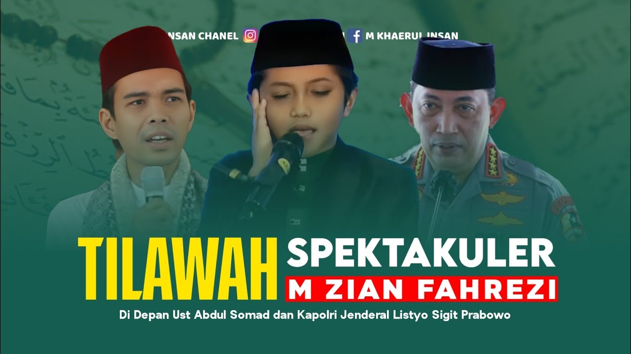 BARU ‼️ TILAWAH SPEKTAKULER M ZIAN FAHREZI GUNCANG MABES POLRI || JUARA  MTQ INTERNASIONAL IRAQ