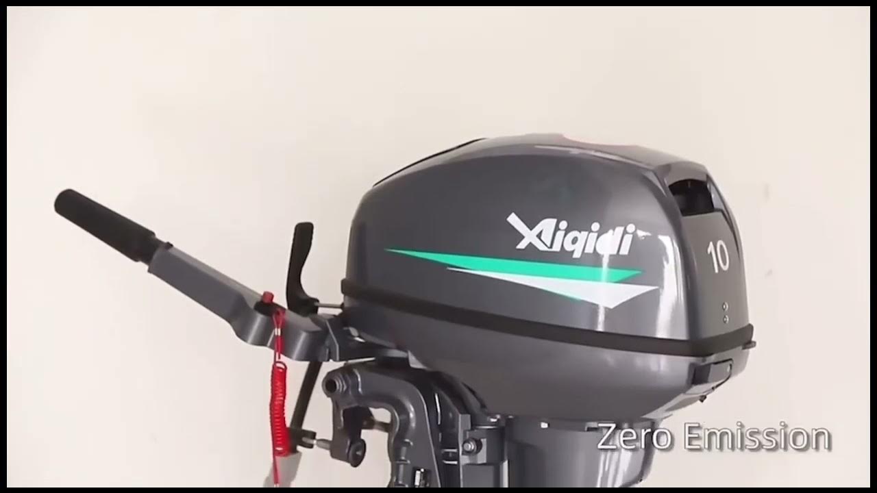 Мощный лодочный электромотор Aiqidi E10 - YouTube