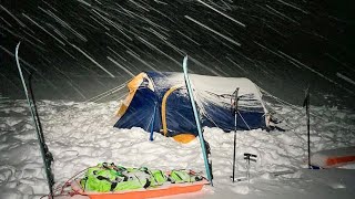 EXTREME -40° Solo Camping 4 Days | Snowstorm & Hot Tent Camping In A Blizzard | ASMR