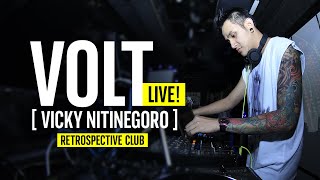 DJ VOLT Vicky Nitinegoro Live Retrospective Club Medan