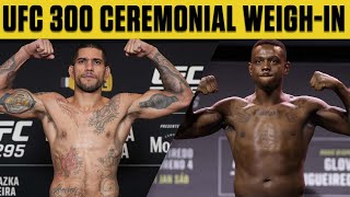 UFC 300 Ceremonial Weigh-In | ESPN MMA