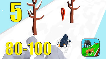 Animal Transform Race - Walkthrough Part 5 All Levels 81-100 Max Level (Android, iOS) Gameplay