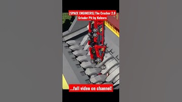 [SPACE ENGINEERS] The Crusher 2.0 - Grinder Pit by Kelevra #spaceengineers #needtocreate #sandbox