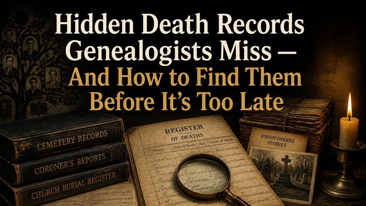 Hidden Death Records Genealogists Miss — And How to Find Them Before It ...