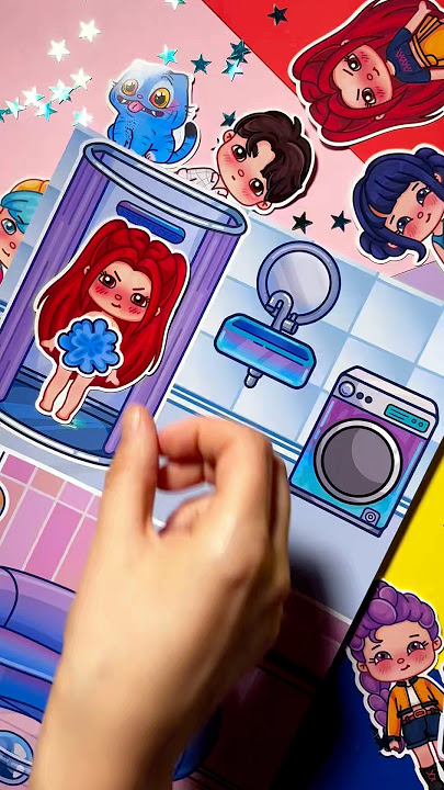 Mira💜 #kpopdemonhunters #huntrix #tocaboca #tocalifeworld #quietbook #diy #sajaboys #kpop #mira