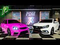 LADA VESTA против LADA PRIORA! ЛЕГЕНДАРНАЯ БИТВА РУССКИХ ТАЧЕК В АМЕРИКЕ!(GTA 5 RP/RADMIR)