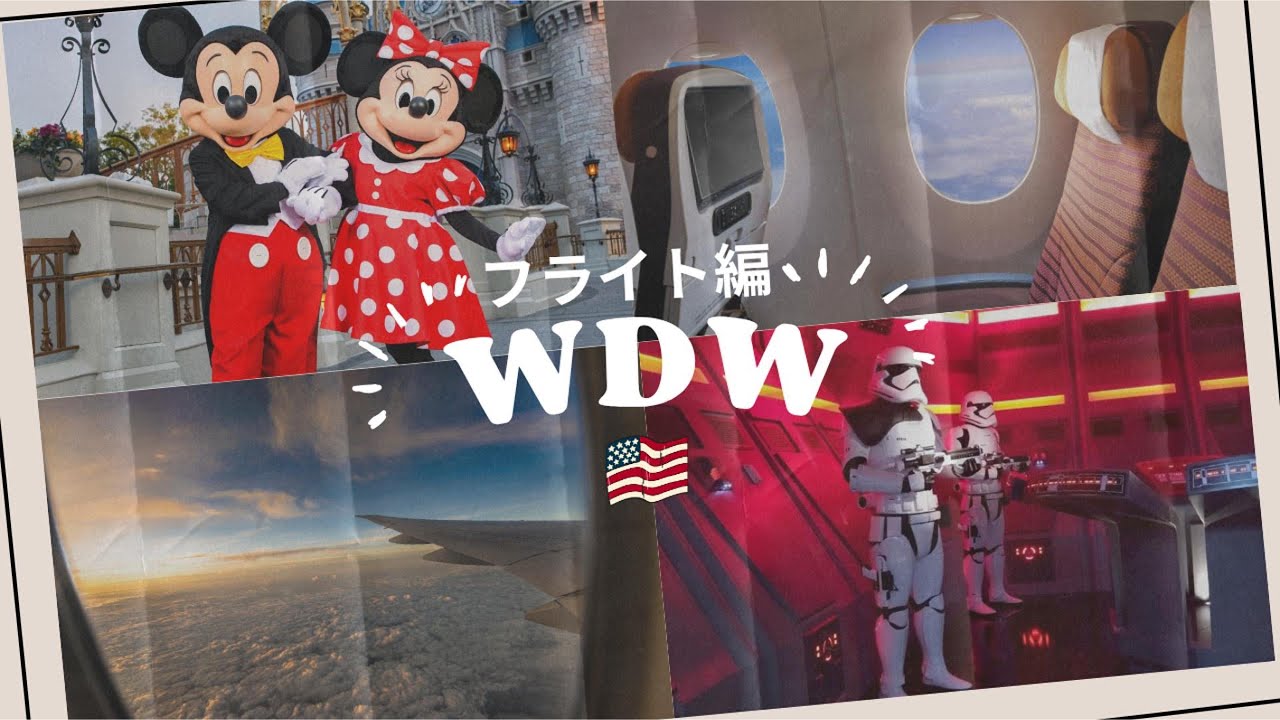 WDW〜フライト編〜②WDW旅行を楽しむコツ・ポイントをご紹介！