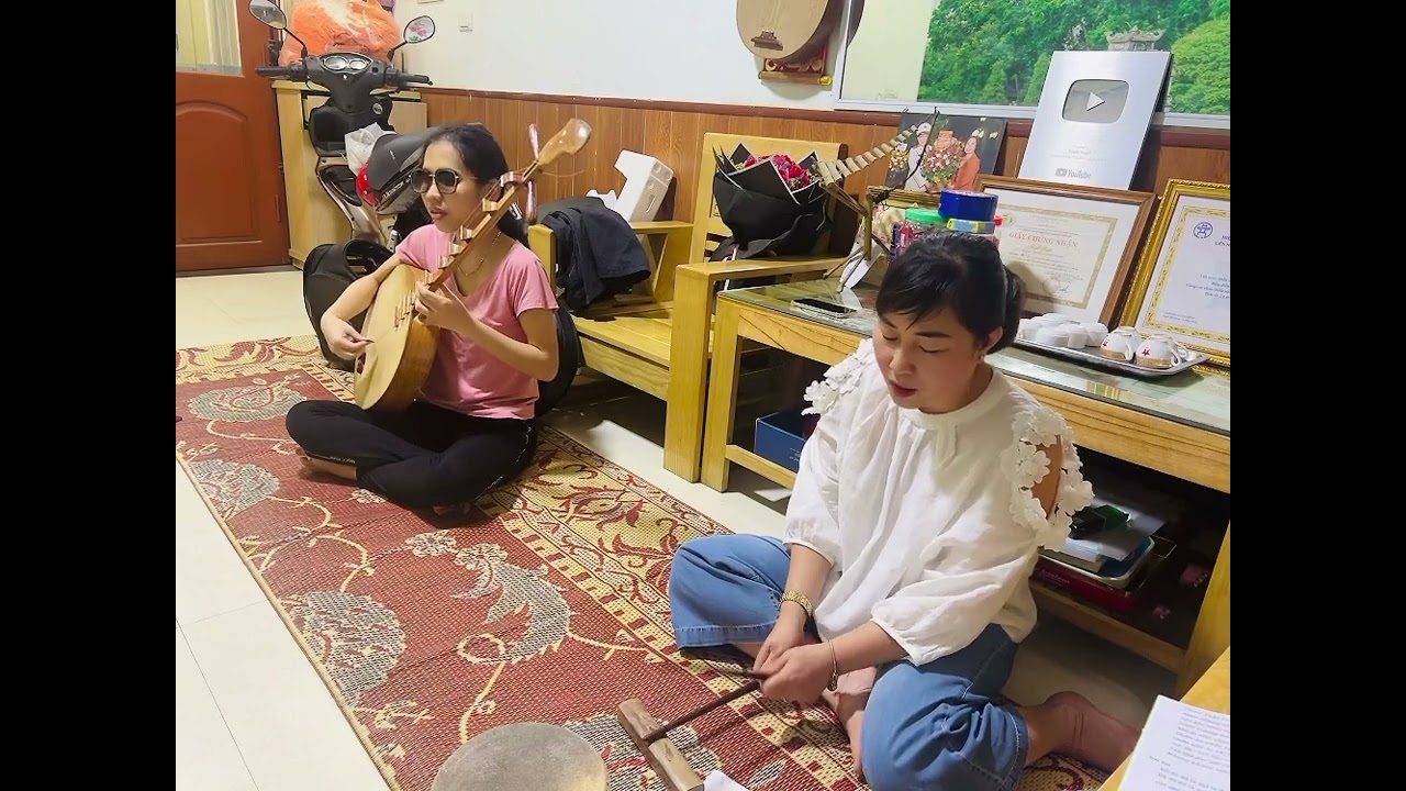 Tập hát xẩm Chân quê - Lớp đàn Nguyệt NS Tuyết Tuyết giảng dạy