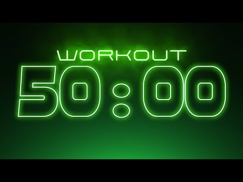50 Seconds Workout Countdown with voice cues
