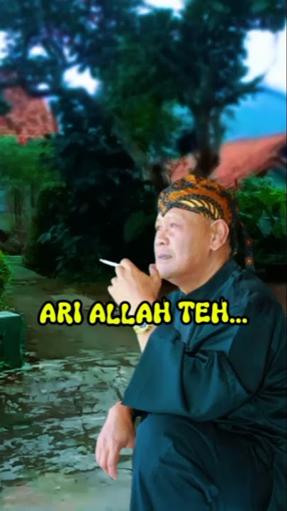 Ari Allah teh....? pepeling wayang golek Asep Sunandar Sunarya #shorts
