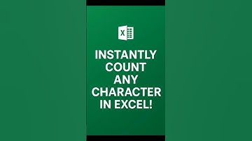 Instantly count ANY character in Excel! ⚡💻 #exceltips #excelhacks #timesavers #excel #excelshortcuts