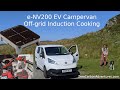 Electric Campervan off-grid 240V Induction Cooking WITHOUT a leisure battery!