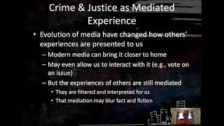 CCJ4934 Media & Crime Module 1 Part 3