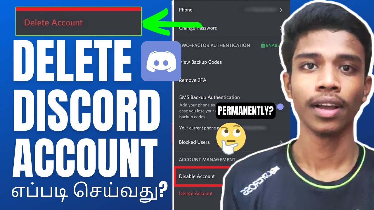 how-to-delete-discord-account-permanently-2023-discord-tutorial