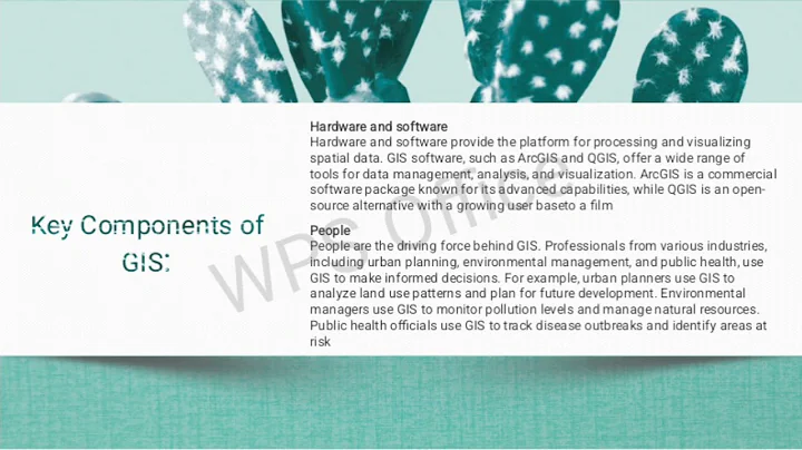 Introduction to GIS(Geographic Information Systems)Part 1