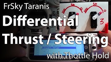 Differential Thrust / Steering with Throttle Hold - FrSky Taranis
