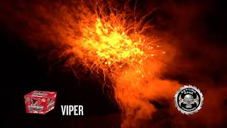 Viper - Neon Orange 500G Cake Firework - Cutting Edge