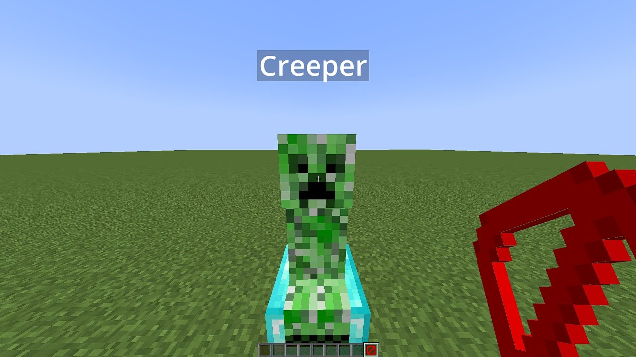 don't destroy the creeper - nothing