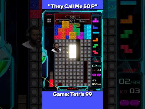 100% vs 50%. Who wins?! #Tetris #gaming