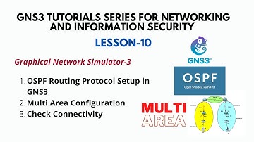 GNS3 Tutorial (10): OSPF Multi Area Configuration in GNS3 Lab [Step-by-Step]