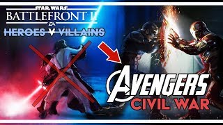 Battlefront II But It's The Avengers | In-Depth Game Concept | Civil War