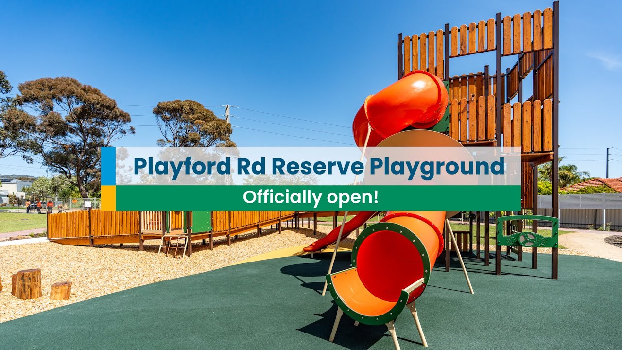 Playford Rd Reserve Playground officially Open! - YouTube