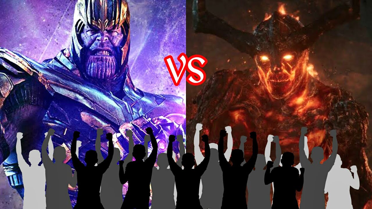 Thanos VS Surtur - YouTube