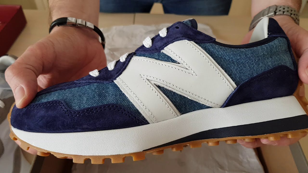 NEW BALANCE M327 LEVI'S NAVY ( Sneakersnstuff ) UNBOXING.🇫🇷👟😄 - YouTube