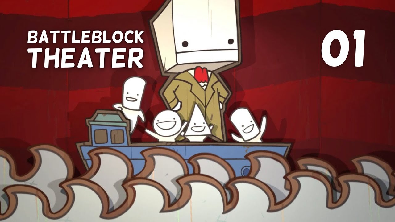 Battleblock Theater #1 - Этаж 1 Уровни 1-9.