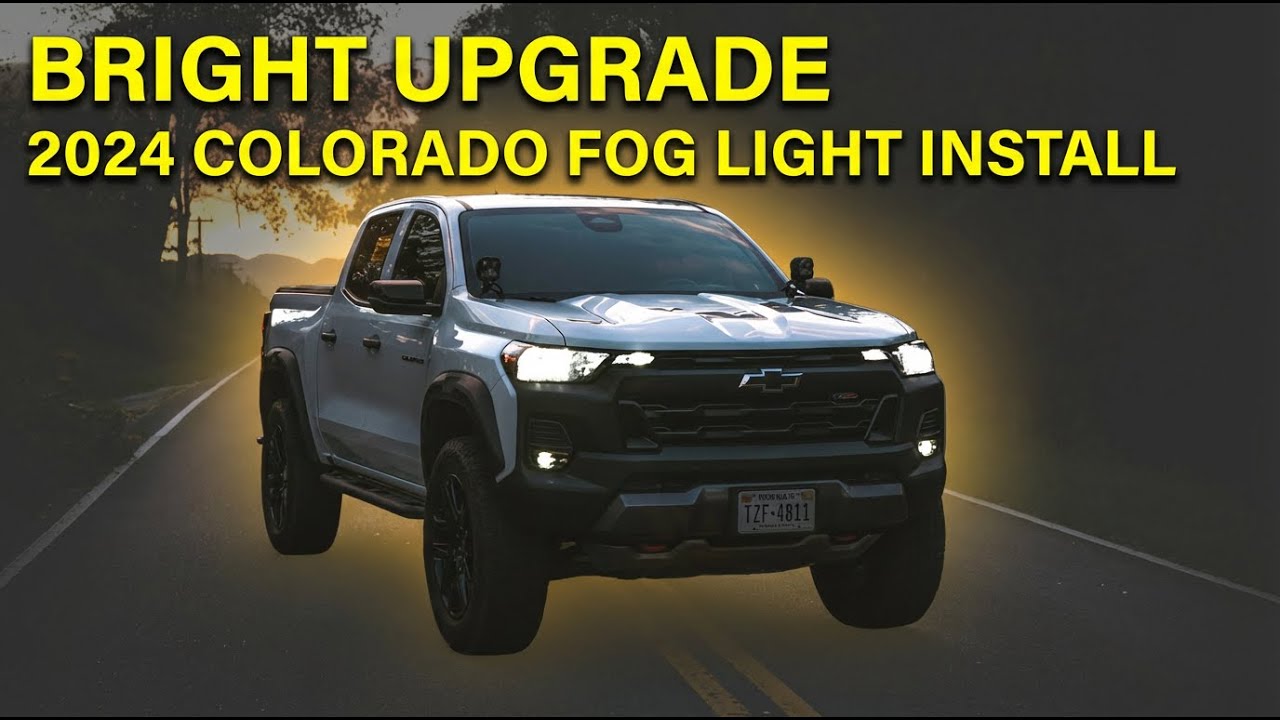 Easy Fog Light Installation on 2024 Chevy Colorado Trail Boss 