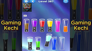 Water Sort Level 386 to Level 390