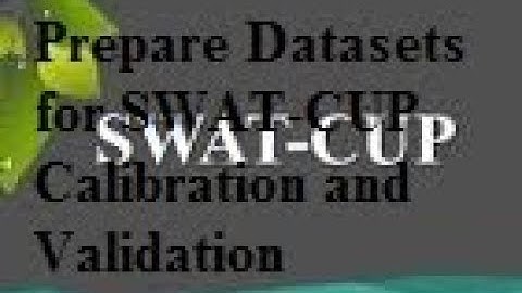 Prepare Observed Stream Flow Datasets for SWAT-CUP Calibration and Val of  SWAT Simulated Output