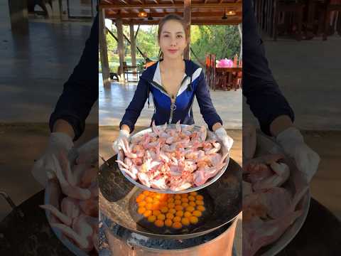 How to cook chicken wing crispy recipe #cooking #food #recipe