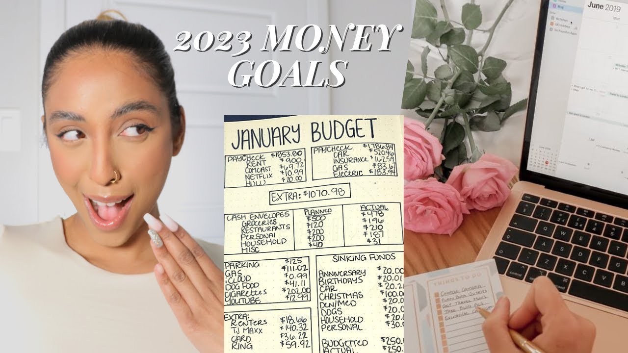 MY 2023 MONEY GOALS & how I'm going to achieve them budgeting, saving