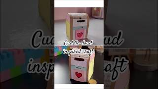 Cuddle cloud inspired craft 🪷🪷❤️✨#cute #diy #cuddlecloud #sistersvlog #shorts