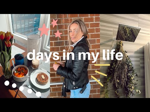 VLOG: spring book reviews, upper body workout, & recent struggles