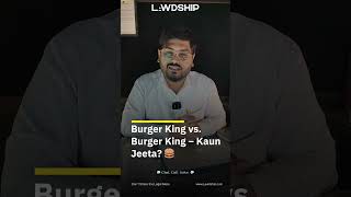 Burger King vs Burger King? Legal Trademark Cases#legal #legaladvice #lawyers #law #lawyer #news