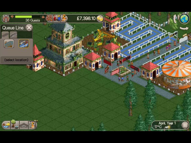 RollerCoaster Tycoon Classic Gameplay (iOS / Android) Trailer 