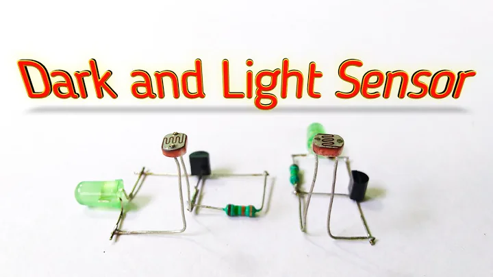 Dark and Light Sensor using BC547 transistor
