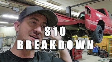 1997 S10 Build - Rear Bumper Removal, Tail Light Removal, Tail Gate Breakdown