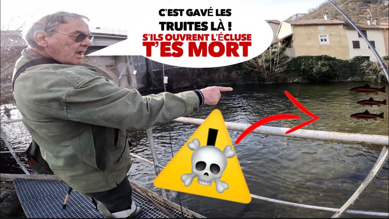 Ce CANAL est GAVÉ de TRUITES, mais c'est TRÈS RISQUÉ ? Ne FAITES JAMAIS ÇA ! pêche à la cuillère