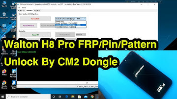 Walton H8 Pro FRP/Pin/pattern Unlock By CM2 Dongle 100% |