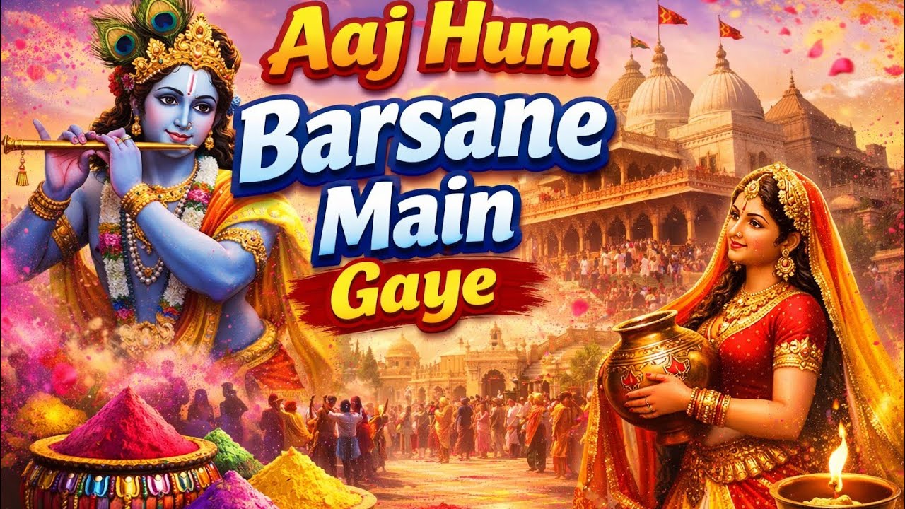 Aaj Hum Barsane Main Gaye!!Barsane Ki Holi!! 