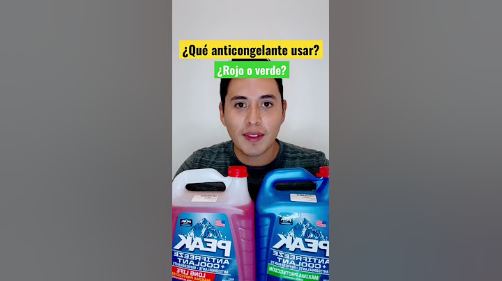 ¿Qué color de ANTICONGELANTE usar? NO DAÑES TU VEHÍCULO