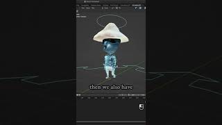 Two Animations: Sprinting roll & walking - Smurf Cat meme - low poly 3d game character in Blender