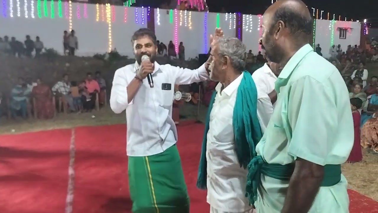 வழுக்குப்பாறை மாரியம்மன் கோயில் பூச்சாட்டு விழா ரத்தினசாமி வள்ளிகும்மி