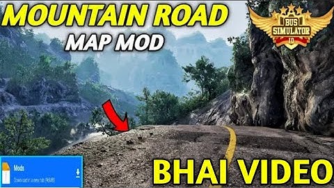 Latest Map Mod Bussid 4.0- Full MountainRoad map Mod For Bus SimulatorIndonesial #bhaivideo
